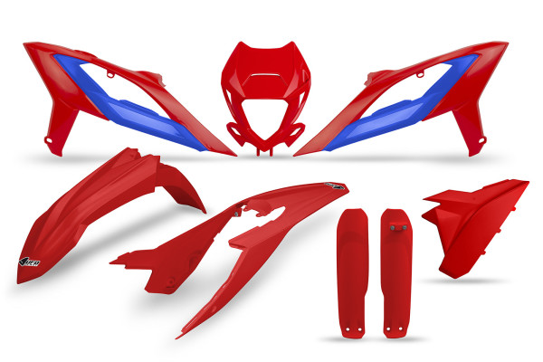 Full Plastic Kit red-blue for Beta RR RACE 2T 250 - RR RACE 2T 300 - RR RACE 4T 350 - RR 4T 400 - RR RACE 2T 125 - RR RACE 2...